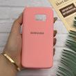 قاب گوشی Galaxy S7 سامسونگ طرح سیلیکونی ژله ای TPU صورتی کد 128354