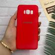 قاب گوشی Galaxy S8 سامسونگ طرح سیلیکونی ژله ای TPU قرمز کد 128362