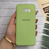 قاب گوشی Galaxy S8 Plus سامسونگ طرح سیلیکونی ژله ای TPU سبز کد 128370