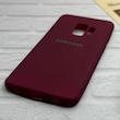 قاب گوشی Galaxy S9 سامسونگ طرح سیلیکونی ژله ای TPU زرشکی کد 128382
