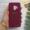 قاب گوشی Galaxy S9 سامسونگ طرح سیلیکونی ژله ای TPU زرشکی کد 128382