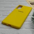 قاب گوشی Galaxy S20 FE سامسونگ طرح سیلیکونی ژله ای TPU زرد کد 128385