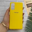 قاب گوشی Galaxy S20 FE سامسونگ طرح سیلیکونی ژله ای TPU زرد کد 128385