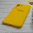 قاب گوشی Galaxy S21 FE سامسونگ طرح سیلیکونی ژله ای TPU زرد کد 128386