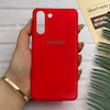 قاب گوشی Galaxy S21 FE سامسونگ طرح سیلیکونی ژله ای TPU قرمز کد 128390