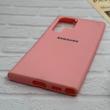 قاب گوشی Galaxy S22 Ultra سامسونگ طرح سیلیکونی ژله ای TPU صورتی کد 128402