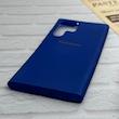 قاب گوشی Galaxy S22 Ultra سامسونگ طرح سیلیکونی ژله ای TPU آبی کاربنی کد 128407