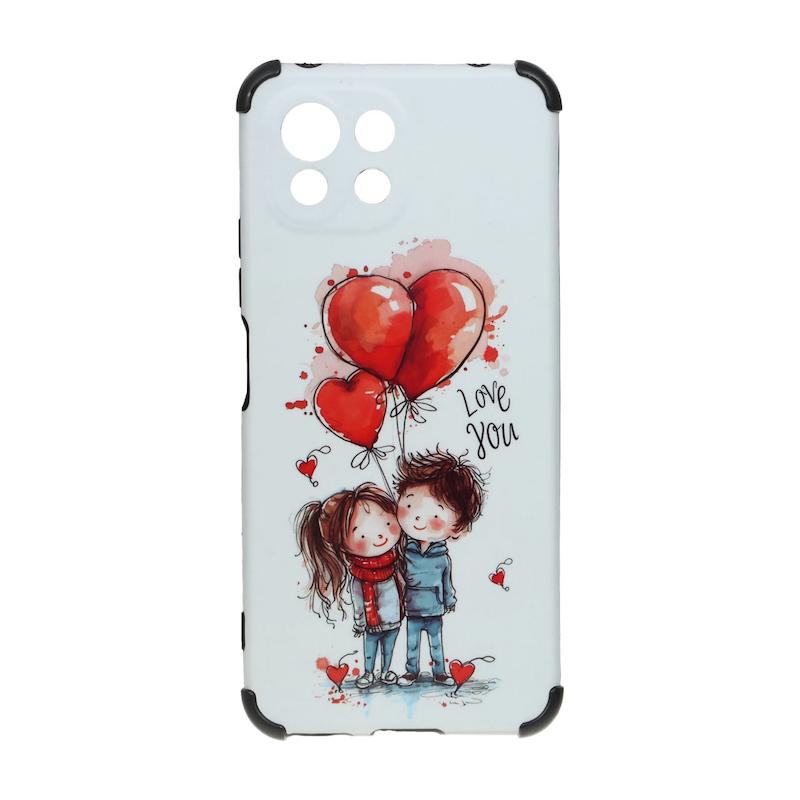 قاب گوشی Xiaomi Mi 11 Lite 4G - Mi 11 Lite 5G - Mi 11 Lite Ne شیائومی فانتزی هارد HARD ایربگ دار کپسولی محافظ لنزدار عاشقونه کد 127226