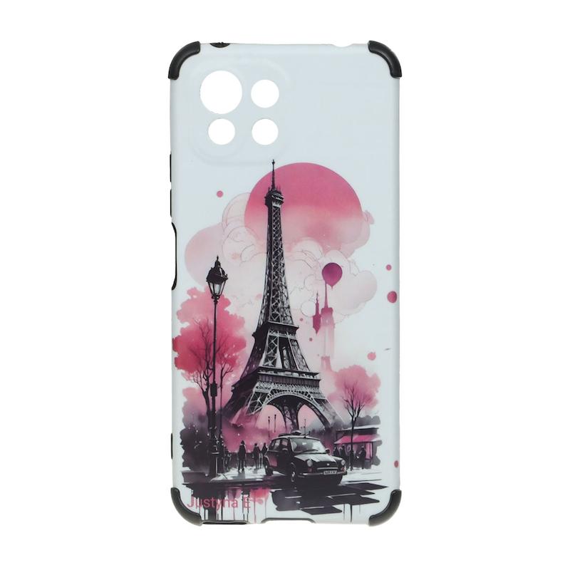 قاب گوشی Xiaomi Mi 11 Lite 4G - Mi 11 Lite 5G - Mi 11 Lite Ne شیائومی فانتزی هارد HARD ایربگ دار کپسولی محافظ لنزدار برج ایفل کد 127227