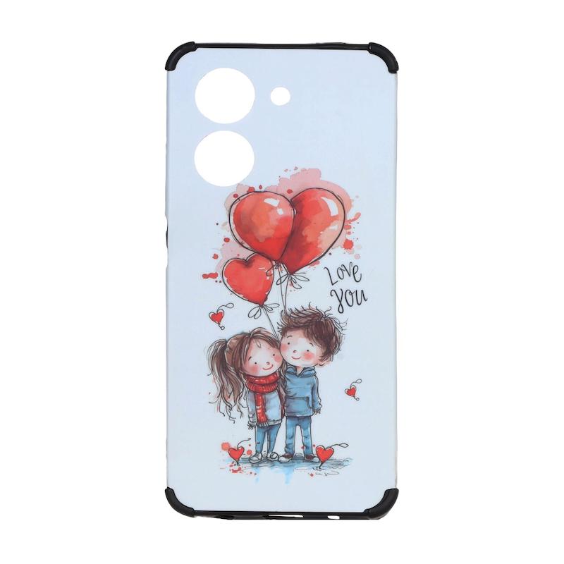 قاب گوشی Redmi A5 - Poco C71 شیائومی فانتزی هارد HARD ایربگ دار کپسولی محافظ لنزدار عاشقونه کد 127293