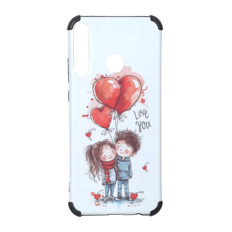 قاب گوشی Huawei Y7P هواوی فانتزی هارد HARD ایربگ دار کپسولی محافظ لنزدار عاشقونه کد 127304