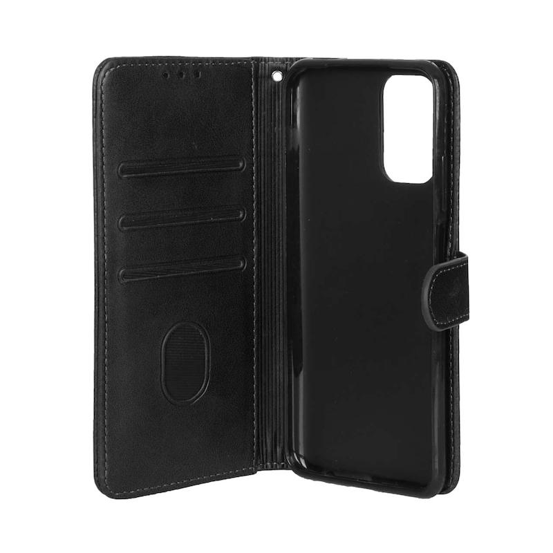 کیف گوشی Honor X9A آنر مگنتی طرح چرم کتابی Nillkin محافظ لنزدار بنددار مشکی کد 98676