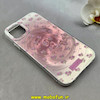 قاب گوشی iPhone 11 Pro Max آیفون فانتزی سخت Hard لیزری لاکچری طرح گل کیوت کد E10-98693