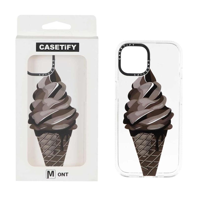 قاب گوشی iPhone 13 - 14 آیفون Casetify شفاف Magsafe فانتزی طرح بستنی کد 98706
