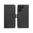 کیف گوشی Redmi 13C - Poco C65 شیائومی مگنتی طرح چرم کتابی محافظ لنزدار مشکی کد 98745