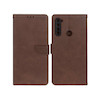 کیف گوشی Redmi Note 8 - Redmi Note 8 2021 شیائومی مگنتی طرح چرم کتابی محافظ لنزدار قهوه ای کد 98761