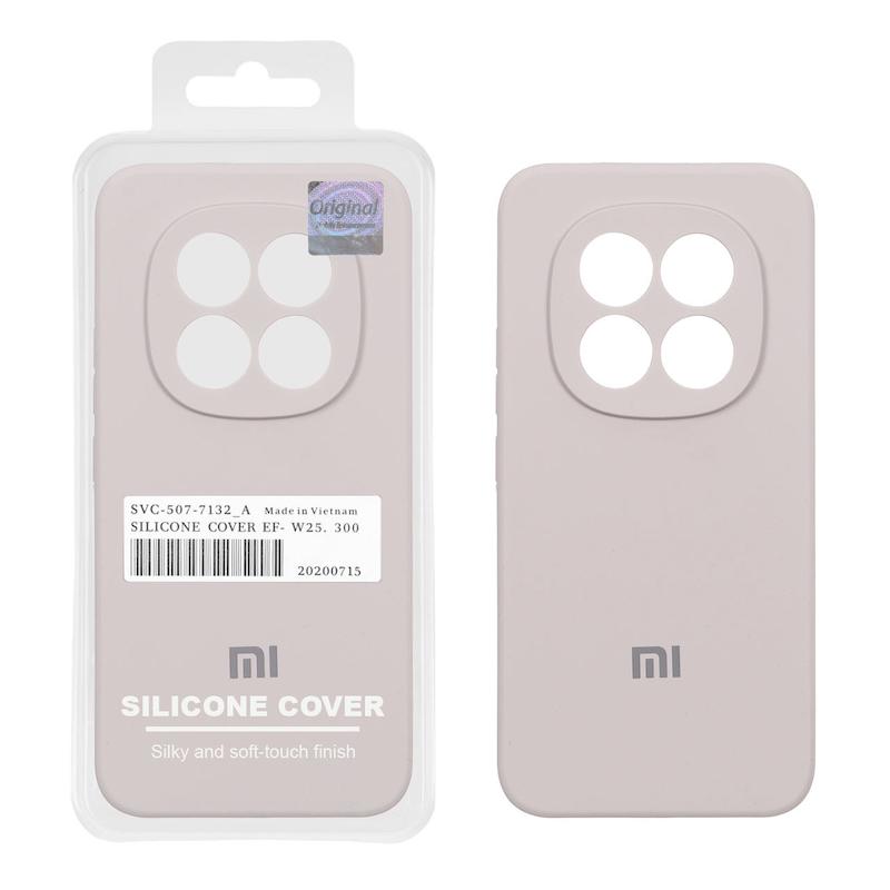 قاب گوشی Redmi Note 15 Pro Plus شیائومی سیلیکونی اورجینال پاک کنی درجه یک زیربسته خاکی کد 98775