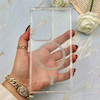 قاب گوشی Galaxy S23 Ultra سامسونگ Luxury طلقی شفاف رزینی PTO طرح مگ سیف شاین اکلیلی کد 98785