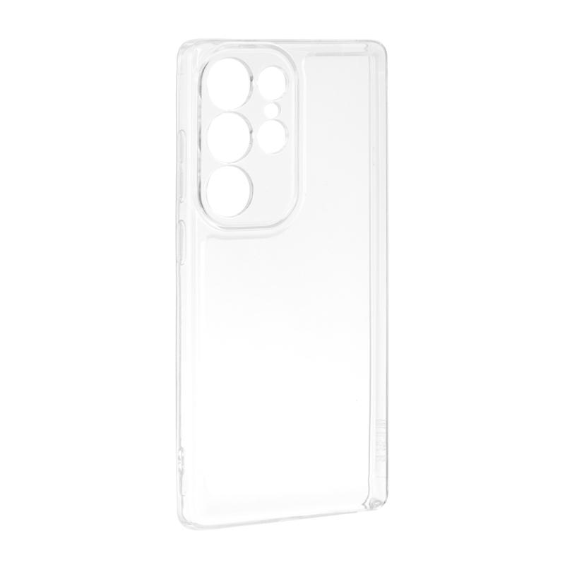 قاب گوشی Galaxy S25 Ultra سامسونگ ژله ای شفاف بی رنگ SPACE ایربگ دار محافظ لنز دار کد 98790
