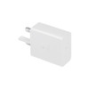 شارژر اصلی گوشی سامسونگ NFC دار تک پورت 25W وات Type-C سه پین ویتنام EP-T2510 سوپر فست شارژ رنگ سفید کد 130936