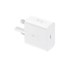 شارژر اصلی گوشی سامسونگ NFC دار تک پورت 25W وات Type-C سه پین ویتنام EP-T2510 سوپر فست شارژ رنگ سفید کد 130936