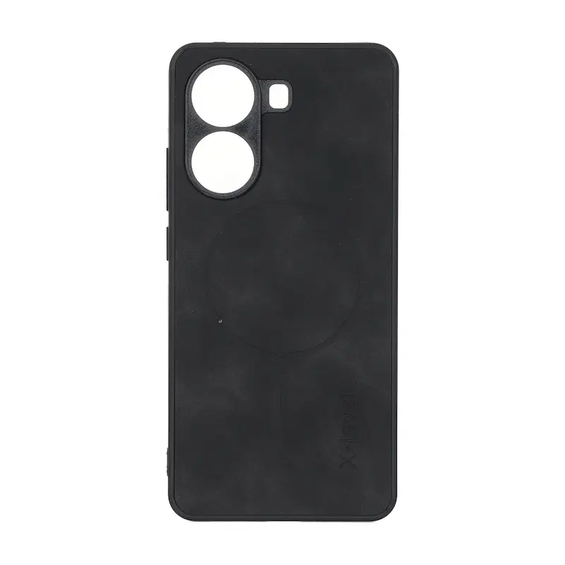 قاب گوشی Poco X7 Pro شیائومی اورجینال XLEVEL جیر طرح مگ سیف Hard مشکی کد 127535