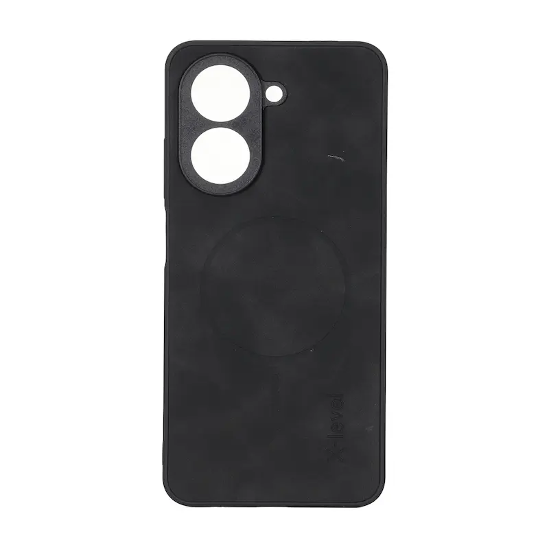 قاب گوشی Redmi A5 - Poco C71 شیائومی اورجینال XLEVEL جیر طرح مگ سیف Hard مشکی کد 127545