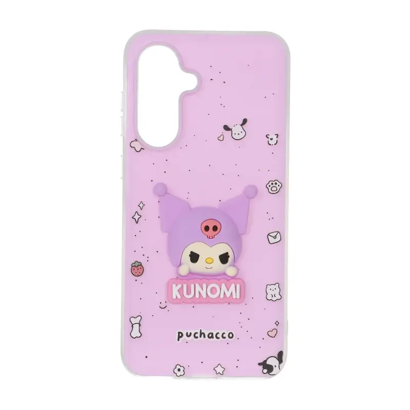 قاب گوشی Galaxy A36 سامسونگ دو لایه مات پاستیلی عروسک برجسته یاسی کد 127608