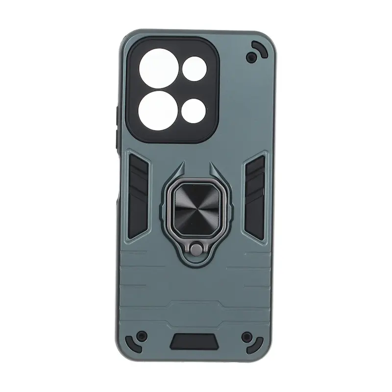 قاب گوشی Redmi 15C - Poco C85 شیائومی ضد ضربه بتمن هولدر دار مگنتی محافظ لنز دار سبز کد 127378