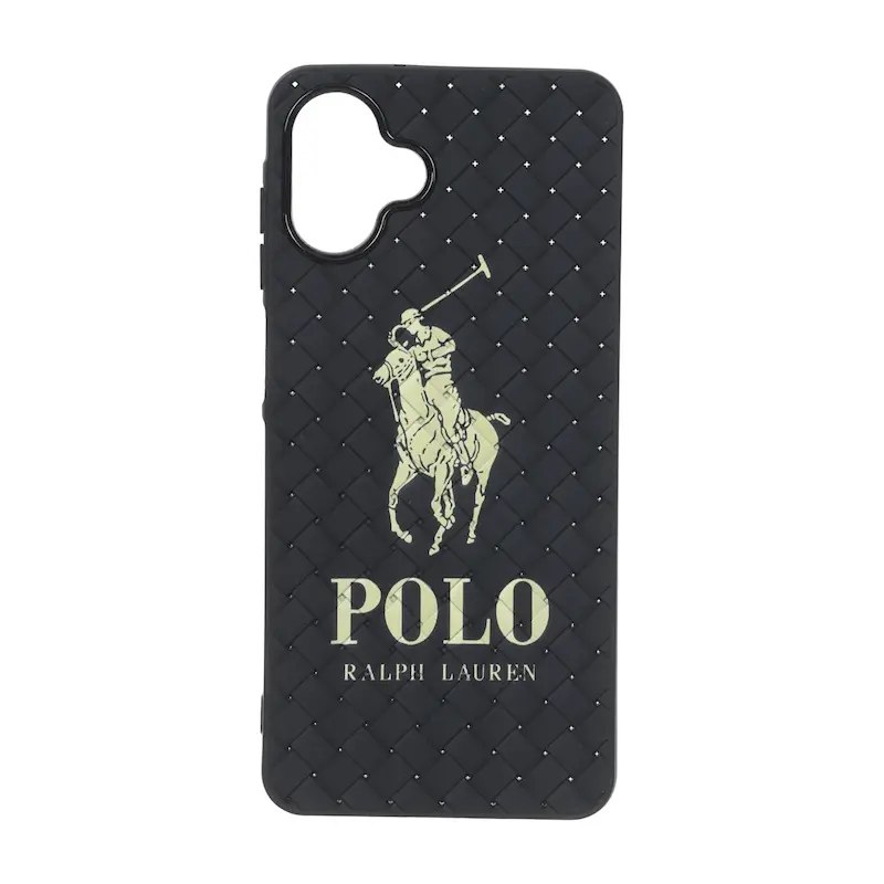قاب گوشی Galaxy A07 سامسونگ ژله ای حصیری طرح Polo مشکی کد 98845