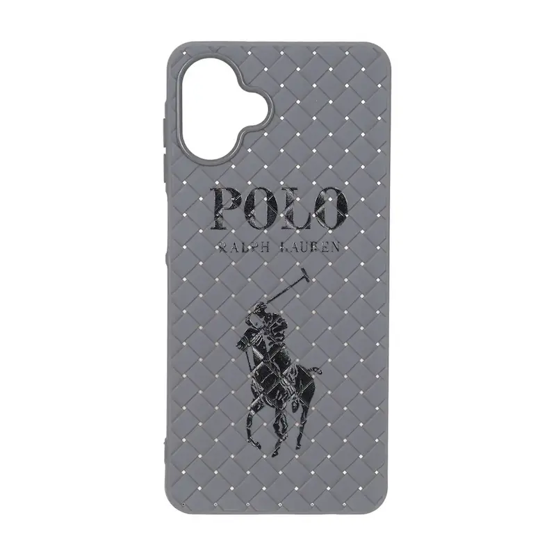 قاب گوشی Galaxy A07 سامسونگ ژله ای حصیری طرح Polo خاکستری کد 98846