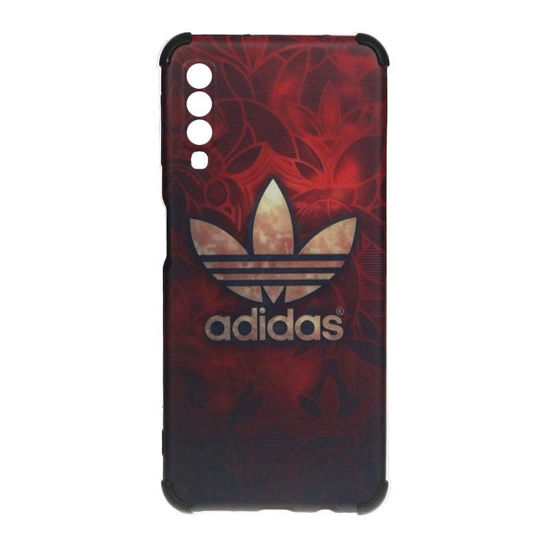 قاب گوشی Galaxy A7 2018 / A750 سامسونگ فانتزی هارد HARD ایربگ دار کپسولی محافظ لنزدار adidas کد 98868