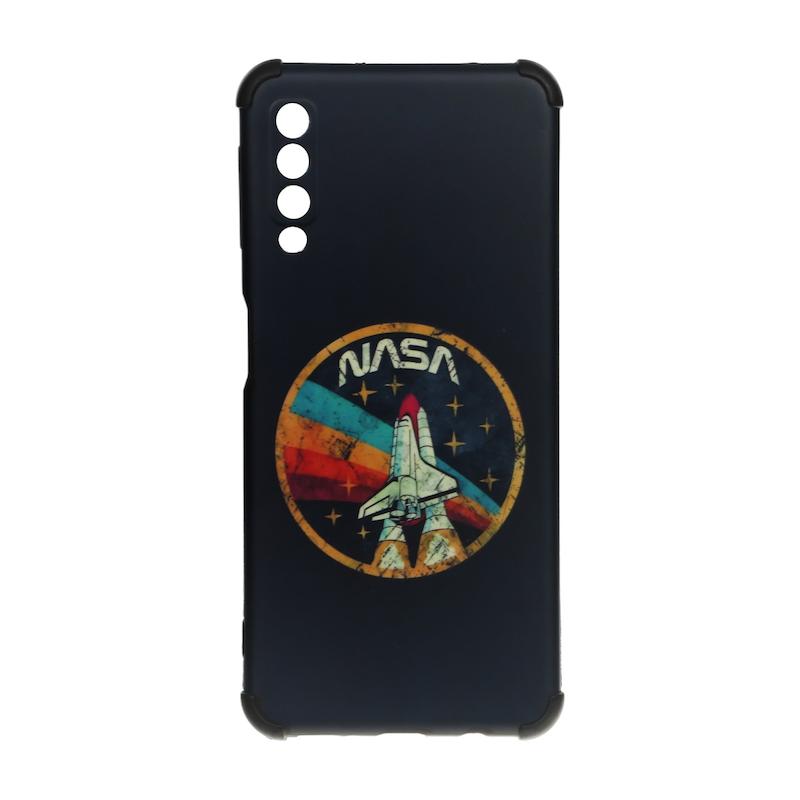 قاب گوشی Galaxy A7 2018 / A750 سامسونگ فانتزی هارد HARD ایربگ دار کپسولی محافظ لنزدار NASA کد 98875