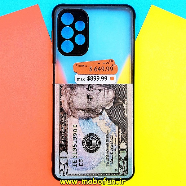 مشخصات و خرید قاب گوشی Galaxy A32 5G سامسونگ طرح رینبو دیاموند محافظ لنزدار ایربگ دار مدل 20 دلاری مشکی، خرید قاب گوشی Galaxy A32 5G سامسونگ طرح رینبو دیاموند محافظ لنزدار ایربگ دار مدل 20 دلاری مشکی از فروشگاه موبوفان، قیمت قاب گوشی Galaxy A32 5G سامسونگ طرح رینبو دیاموند محافظ لنزدار ایربگ دار مدل 20 دلاری مشکی