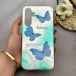 قاب گوشی Galaxy A54 سامسونگ فانتزی سخت Hard لیزری IMD طرح پروانه کد 129800
