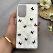 قاب گوشی Galaxy A73 سامسونگ فانتزی سخت Hard لیزری IMD طرح پروانه کد 129859