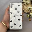 قاب گوشی Galaxy A11 - M11 سامسونگ فانتزی سخت Hard لیزری IMD طرح پروانه کد 129861