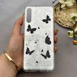 قاب گوشی Galaxy A30S - A50S - A50 سامسونگ فانتزی سخت Hard لیزری IMD طرح پروانه کد 129923