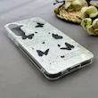 قاب گوشی Galaxy S24 FE سامسونگ فانتزی سخت Hard لیزری IMD طرح پروانه کد 129976