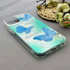 قاب گوشی iPhone 13 - iPhone 14 آیفون فانتزی سخت Hard لیزری IMD طرح پروانه کد 129993