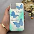 قاب گوشی iPhone 13 - iPhone 14 آیفون فانتزی سخت Hard لیزری IMD طرح پروانه کد 129993