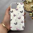 قاب گوشی iPhone 13 - iPhone 14 آیفون فانتزی سخت Hard لیزری IMD طرح پروانه کد 129994