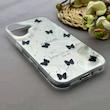 قاب گوشی iPhone 16 آیفون فانتزی سخت Hard لیزری IMD طرح پروانه کد 129999