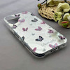 قاب گوشی iPhone 16 آیفون فانتزی سخت Hard لیزری IMD طرح پروانه کد 150001