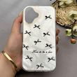 قاب گوشی iPhone 16 آیفون فانتزی سخت Hard لیزری IMD طرح پاپیون کد 150006