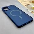قاب گوشی Galaxy A06 سامسونگ پشت مات درجه یک طرح مگ سیف دور سیلیکونی لنز کربن سرمه ای کد 150267
