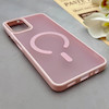 قاب گوشی Galaxy A06 سامسونگ پشت مات درجه یک طرح مگ سیف دور سیلیکونی لنز کربن صورتی کد 150270