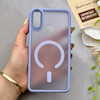 قاب گوشی Galaxy A10S سامسونگ پشت مات درجه یک طرح مگ سیف دور سیلیکونی لنز کربن یاسی کد 150277