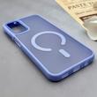 قاب گوشی Galaxy A14 سامسونگ پشت مات درجه یک طرح مگ سیف دور سیلیکونی لنز کربن یاسی کد 150282