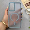 قاب گوشی Galaxy A36 سامسونگ پشت مات درجه یک طرح مگ سیف دور سیلیکونی لنز کربن فیلی کد 150321